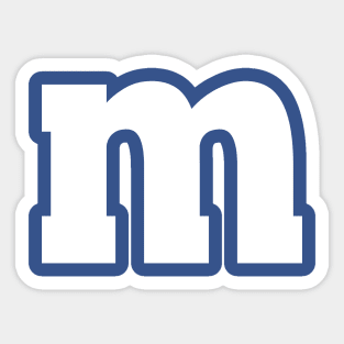 Letter M - Funny, Group, Team, Halloween, T-Shirt, 2023, Costume, best, top, group, teams, cute, for women, men, kids, Sticker